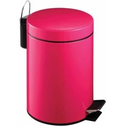Premier Housewares Hot Pink Pedal Bin - 3 Ltr