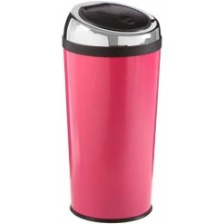 Premier Housewares Touch Top Hot Pink Bin - 30 Ltr -Vonshef shop 54187501 3