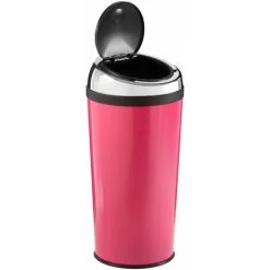 Premier Housewares Touch Top Hot Pink Bin - 30 Ltr -Vonshef shop 54187501 4