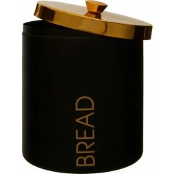 Premier Housewares Liberty Black Enamel Finish Bread Bin 7 Premier Housewares Liberty Black Enamel Finish Bread Bin -Vonshef shop 54187873 3