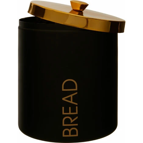 Premier Housewares Liberty Black Enamel Finish Bread Bin 3 Premier Housewares Liberty Black Enamel Finish Bread Bin - Image 3