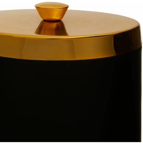 Premier Housewares Liberty Black Enamel Finish Bread Bin 4 Premier Housewares Liberty Black Enamel Finish Bread Bin - Image 4