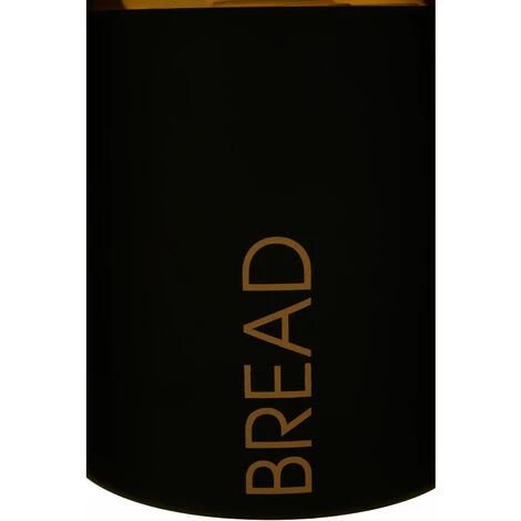 Premier Housewares Liberty Black Enamel Finish Bread Bin 5 Premier Housewares Liberty Black Enamel Finish Bread Bin - Image 5