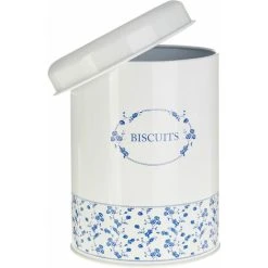 Premier Housewares Blue Rose Biscuit Canister -Vonshef shop 54187944 3