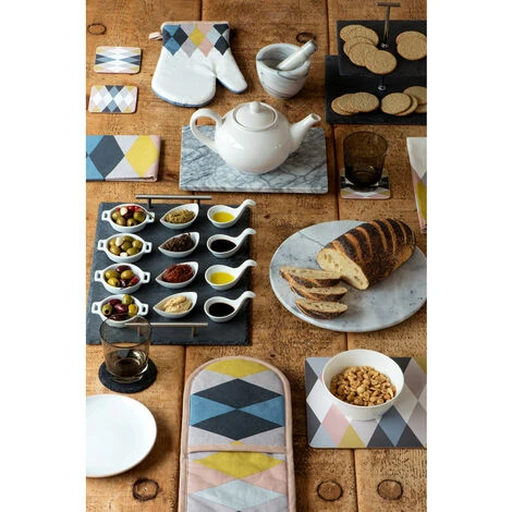 Premier Housewares Slate Round Coasters - Set Of 4 3 Premier Housewares Slate Round Coasters - Set Of 4 - Image 3