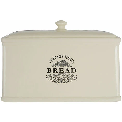 Premier Housewares Vintage Home Bread Crock 1 Premier Housewares Vintage Home Bread Crock