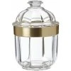 Premier Housewares Small Light Gold Acrylic Canister
