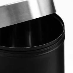 Premier Housewares Black Enamel Biscuit Canister 9 Premier Housewares Black Enamel Biscuit Canister -Vonshef shop 54190437 5
