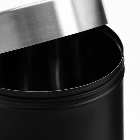 Premier Housewares Black Enamel Biscuit Canister 5 Premier Housewares Black Enamel Biscuit Canister - Image 5
