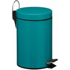 Premier Housewares Turquoise Pedal Bin - 3 Ltr
