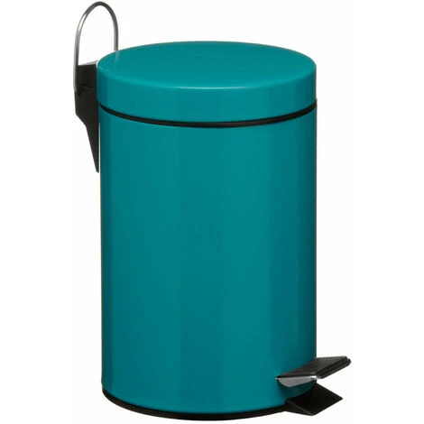 Premier Housewares Turquoise Pedal Bin - 3 Ltr 1 Premier Housewares Turquoise Pedal Bin - 3 Ltr