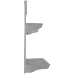 Watsons NOVEL - Kitchen Plate Bowl Cup Display / Wall Rack Shelves With Hooks - White 6 Watsons NOVEL - Kitchen Plate Bowl Cup Display / Wall Rack Shelves With Hooks - White -Vonshef shop 5435631 3