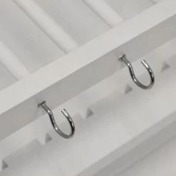 Watsons CHESHUNT - Wall Mounted Kitchen Plate Cup / Storage Rack With Hooks - White 7 Watsons CHESHUNT - Wall Mounted Kitchen Plate Cup / Storage Rack With Hooks - White -Vonshef shop 5435632 4