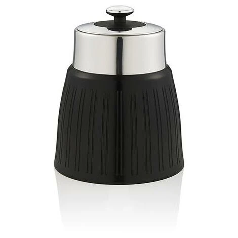 Swan Retro Set Of 3 Canisters Black 2 Swan Retro Set Of 3 Canisters Black - Image 2