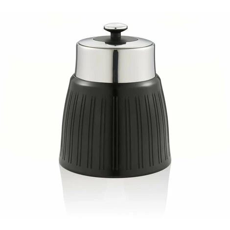 Swan Retro Set Of 3 Canisters Black 4 Swan Retro Set Of 3 Canisters Black - Image 4