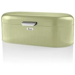 Swan Retro Bread Bin Green