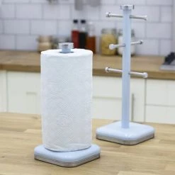 Swan Retro Towel Pole Blue -Vonshef shop 54674162 5