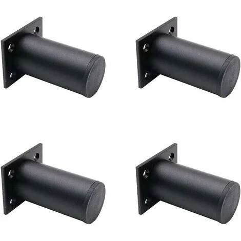 LITZEE Set Of 4 Adjustable Matt Black Furniture Legs, 38x80mm Aluminum Alloy Made, Cabinet Coffee Table TV Stand Legs, Furniture Sofa Support Foot, Bathroom Cabinet Support Legs 1 LITZEE Set Of 4 Adjustable Matt Black Furniture Legs, 38x80mm Aluminum Alloy Made, Cabinet Coffee Table TV Stand Legs, Furniture Sofa Support Foot, Bathroom Cabinet Support Legs
