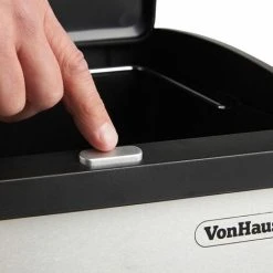 VonHaus Recycling Pedal Bin For Kitchen Waste - 34L Rubbish Capacity - Vertical Double Recycle Compartment Design - Robust Metal Body With Stainless Steel Finish -Vonshef shop 54925200 5