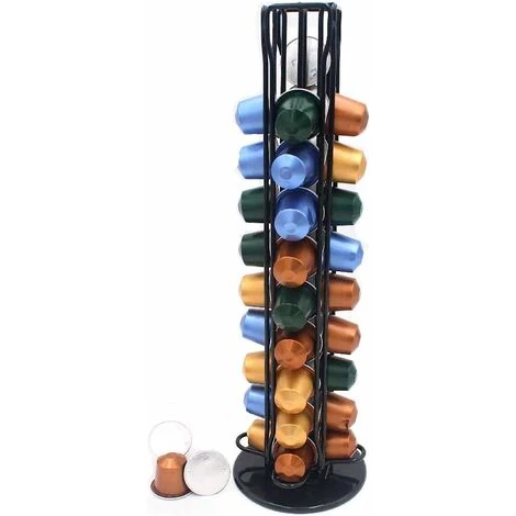 Tinor Nespresso Holders Nespresso Coffee Capsule Holder Nespresso Pod Capsule Dispenser Holder 40 Pieces 360 Degree Rotating Capsule Holder,Black 1 Tinor Nespresso Holders Nespresso Coffee Capsule Holder Nespresso Pod Capsule Dispenser Holder 40 Pieces 360 Degree Rotating Capsule Holder,Black