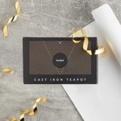 VonShef Cast Iron Teapot Tetsubin Japanese Style Black Hobnail - 5 Cup Capacity - Stainless Steel Infuser Included -Vonshef shop 55765066 5