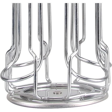 NEO DIRECT Neo Chrome Tower 32pcs Revolving Rotating Coffee Capsule Holder Stand Rack For Lavazza Mio Pods 4 NEO DIRECT Neo Chrome Tower 32pcs Revolving Rotating Coffee Capsule Holder Stand Rack For Lavazza Mio Pods - Image 4