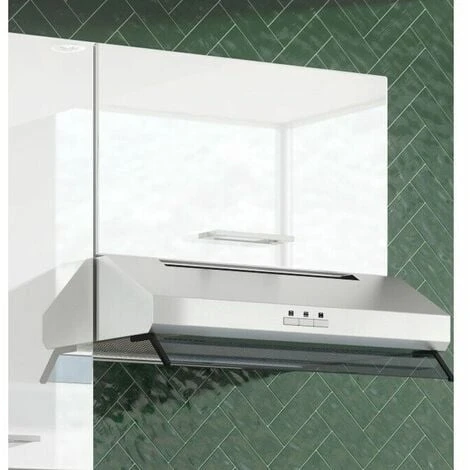 IMPACT FURNITURE 600 Kitchen Extractor Housing Wall Unit 60cm Cabinet Cupboard White Gloss Soft Close Door Rosi 2 IMPACT FURNITURE 600 Kitchen Extractor Housing Wall Unit 60cm Cabinet Cupboard White Gloss Soft Close Door Rosi - Image 2