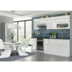 IMPACT FURNITURE White Gloss Kitchen End Panel Left Right Universal For Wall Unit Rosi W28 H72cm 7 IMPACT FURNITURE White Gloss Kitchen End Panel Left Right Universal For Wall Unit Rosi W28 H72cm -Vonshef shop 56371430 3