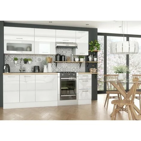 IMPACT FURNITURE White Gloss Kitchen End Panel Left Right Universal For Wall Unit Rosi W28 H72cm 5 IMPACT FURNITURE White Gloss Kitchen End Panel Left Right Universal For Wall Unit Rosi W28 H72cm - Image 5