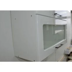 IMPACT FURNITURE 800 Kitchen Wall Unit 80cm Glass Cabinet Cupboard White Gloss Soft Close Door Rosi 9 IMPACT FURNITURE 800 Kitchen Wall Unit 80cm Glass Cabinet Cupboard White Gloss Soft Close Door Rosi -Vonshef shop 56371437 5