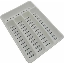 SECUREFIX DIRECT Cutlery Tray Organiser Non Slip (Kitchen Drawer Storage Utensil Silverware Insert Caravan)