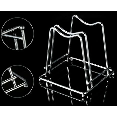OSQI Stainless Steel Cutting Board Holder Chopping Board Stand Rack Kitchen Household Organizer Cutting Board Rack 2 OSQI Stainless Steel Cutting Board Holder Chopping Board Stand Rack Kitchen Household Organizer Cutting Board Rack - Image 2