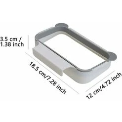 ECHOO 2 Pieces Garbage Bag Holder, Kitchen Trash Bag Holder, Hanging Trash Bag Holder 7 ECHOO 2 Pieces Garbage Bag Holder, Kitchen Trash Bag Holder, Hanging Trash Bag Holder -Vonshef shop 58423363 3
