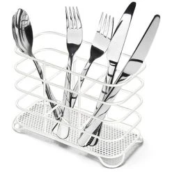 Addis Wire Cutlery Holder White 516935 -Vonshef shop 58496833 3