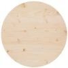 Table Top Ø60x2.5 Cm Solid Wood Pine VidaXL