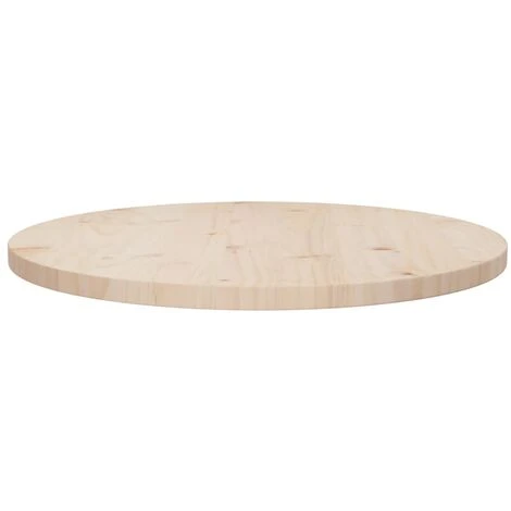 Table Top Ø60x2.5 Cm Solid Wood Pine VidaXL 2 Table Top Ø60x2.5 Cm Solid Wood Pine VidaXL - Image 2