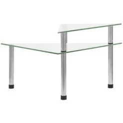 Hommoo Kitchen Shelf Transparent 49.5x35x19 Cm Tempered Glass -Vonshef shop 59931128 4