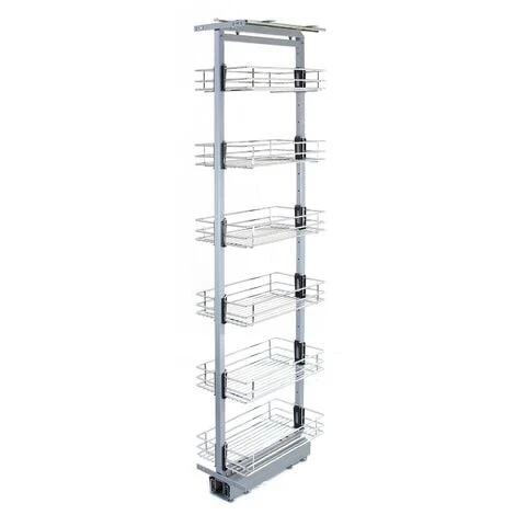 KuKoo Pull Out Kitchen Larders, 46cm D, 190-220cm H, Soft Close 1 KuKoo Pull Out Kitchen Larders, 46cm D, 190-220cm H, Soft Close