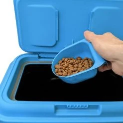 KCT Dry Pet Food Storage Container With Integrated Scoop - 15kg -Vonshef shop 61506960 3