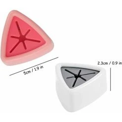 GROOFOO 6 Pieces Towel Holder, Towel Holder Clip, Adhesive Towel Holder, Kitchen Towel Holder, 3 Colours, Self-adhesive, No Drilling, Easy To Use, For Bathroom, Wardrobe And Closet -Vonshef shop 63606070 3