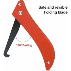 QERSTA Grout Remover Tools Foldable Caulking Tool Caulk Grout Cleaning Knife 4 Pieces Tools With 8 Spare Blades For Grout Removal -Vonshef shop 64193408 4