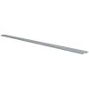 RAW Kitchen Worktop Bullnose End Cap Matt Silver 30mm X 630mm