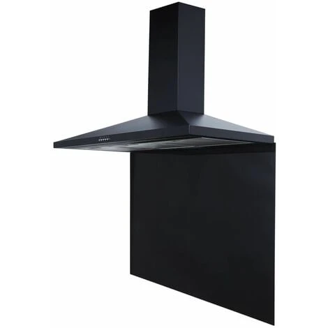 S I A SIA SP100BL 100cm X 75cm Black Toughened Glass Kitchen Splashback 1 S I A SIA SP100BL 100cm X 75cm Black Toughened Glass Kitchen Splashback