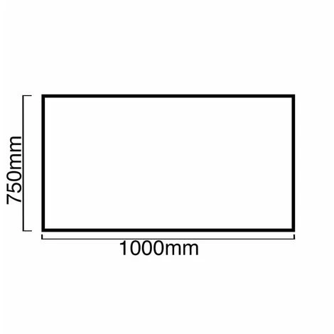 S I A SIA SP100BL 100cm X 75cm Black Toughened Glass Kitchen Splashback 2 S I A SIA SP100BL 100cm X 75cm Black Toughened Glass Kitchen Splashback - Image 2