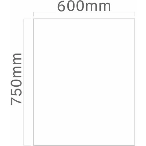 S I A SIA SP60GY 60cm X 75cm Grey Toughened Kitchen Glass Splashback 2 S I A SIA SP60GY 60cm X 75cm Grey Toughened Kitchen Glass Splashback - Image 2