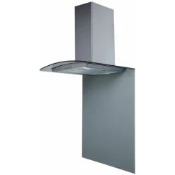 S I A SIA SPC60GY 60cm X 75cm Grey Toughened Curved Glass Kitchen Splashback -Vonshef shop 65334573 4