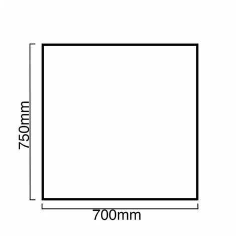 S I A SIA SP70BL 70cm X 75cm Black Toughened Kitchen Glass Splashback 2 S I A SIA SP70BL 70cm X 75cm Black Toughened Kitchen Glass Splashback - Image 2