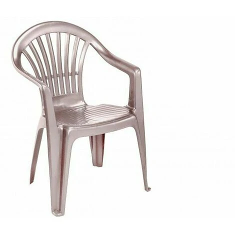 Viss 2 X Taupe Plastic Garden Chairs Low Back Seat Patio Partying Camping Stacking 1 Viss 2 X Taupe Plastic Garden Chairs Low Back Seat Patio Partying Camping Stacking