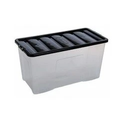 Viss 110 LITRE EXTRA LARGE PLASTIC STORAGE BOXES! USEFUL FOR EVERYTHING TOYS HOMEWARE
