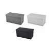 Viss 2 SEATER DOUBLE LARGE FOLDING STORAGE QUALITY OTTOMAN POUFFE SEAT STOOL BOX